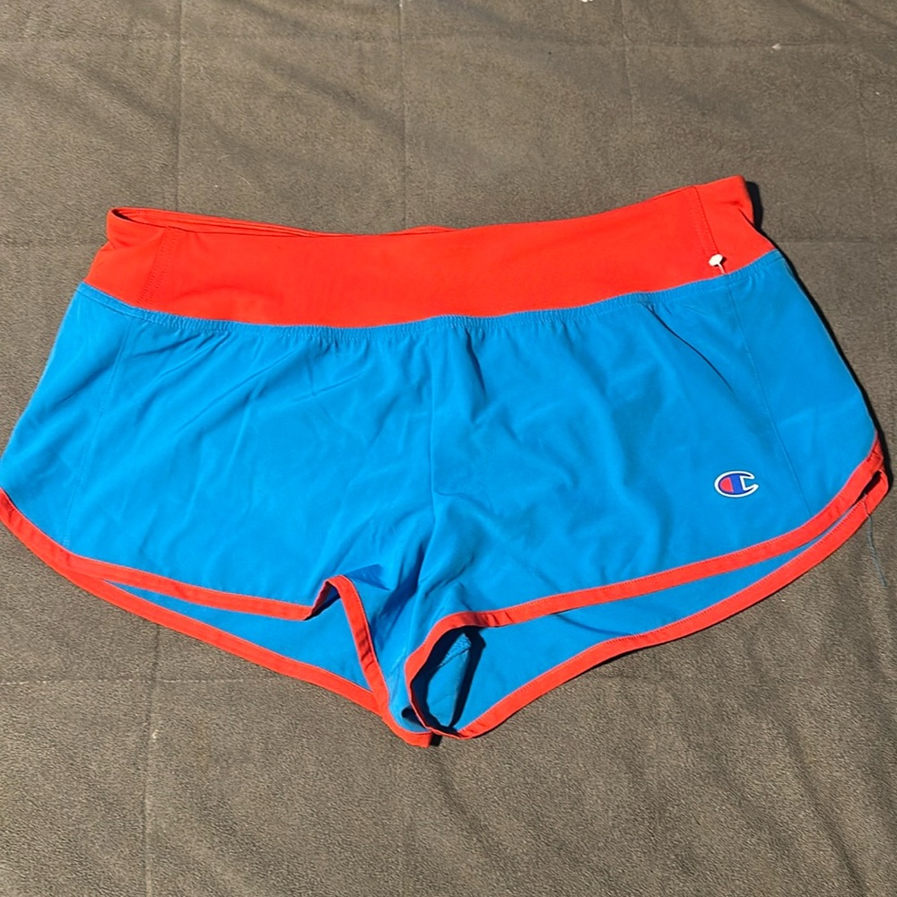 Women’s Champion Sport Shorts, C Logo, 2.5"
